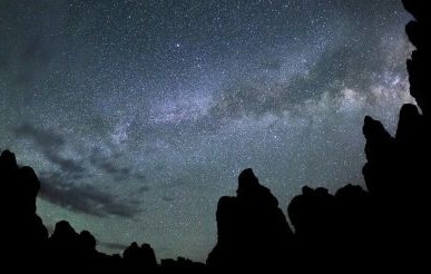 Photo of the night sky